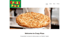 Desktop Screenshot of crazypizza1.com